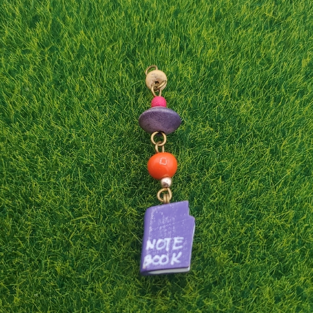 Whimsical Notebook Dangle Pendant P309